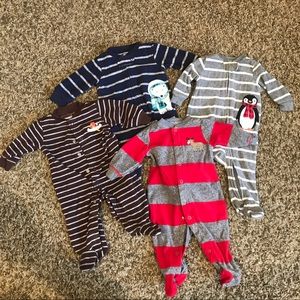 Carters fleece footies 3 Months